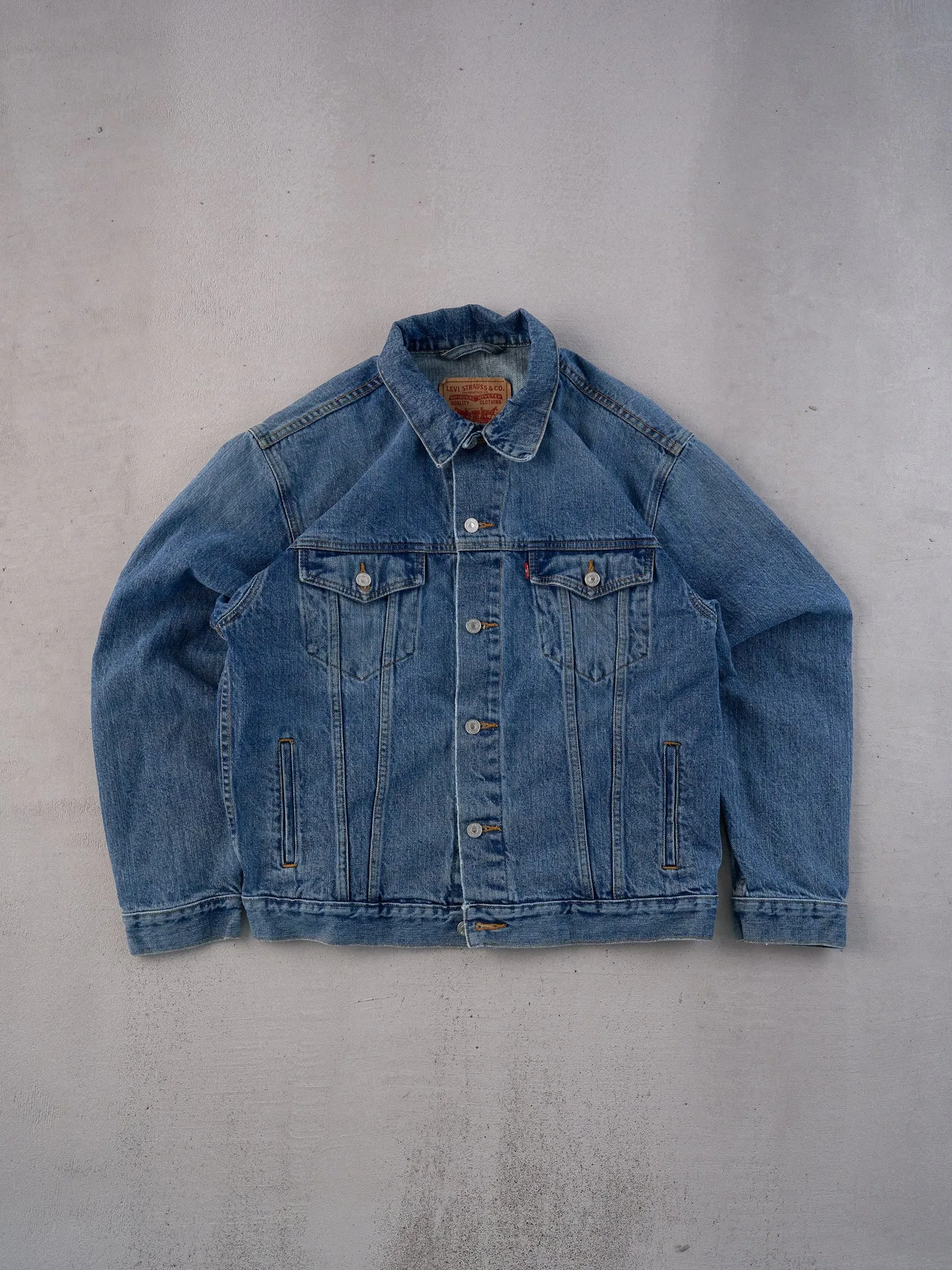 Vintage 90s Blue Levi's Type 3 Denim Jacket (M) sold by Rebalance Vintage