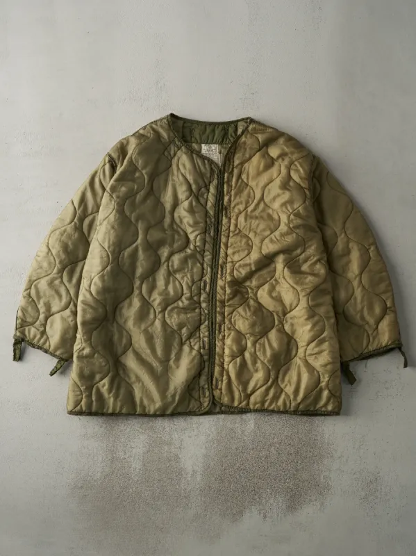 Vintage 90s Army Green OG-106 Nylon Parka Liner Jacket (XL/XXL) sold by Rebalance Vintage