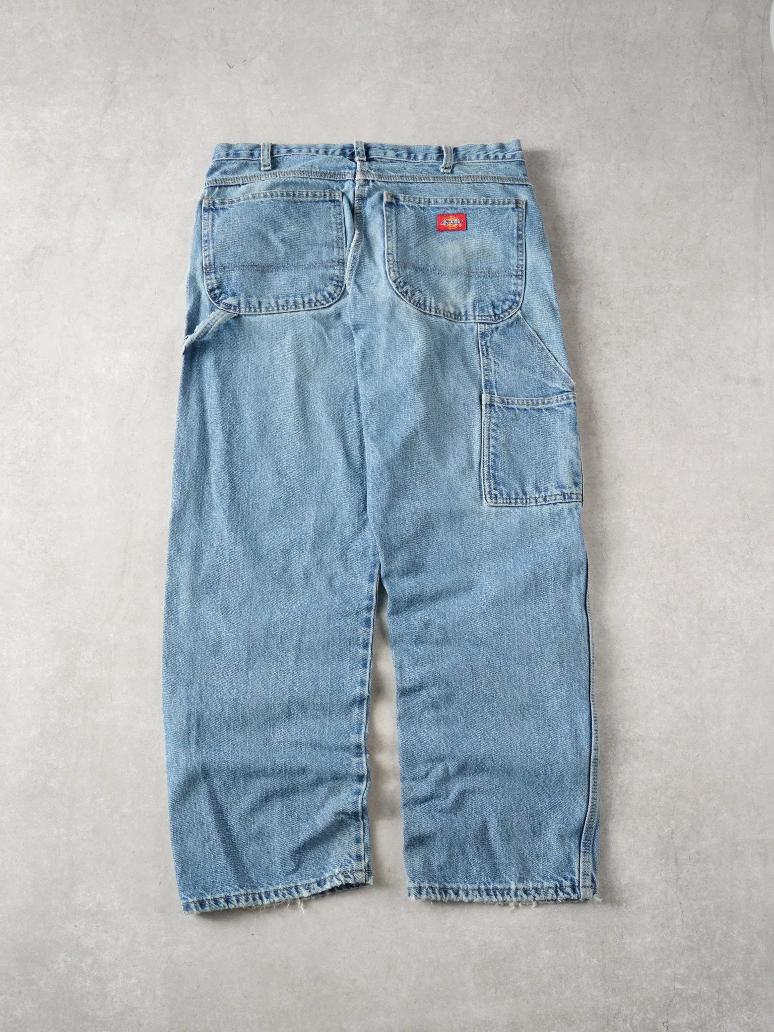 Vintage Light Washed Dickies Denim Carpenter Pants (34 x 30) sold by Rebalance Vintage product image thumbnail 2