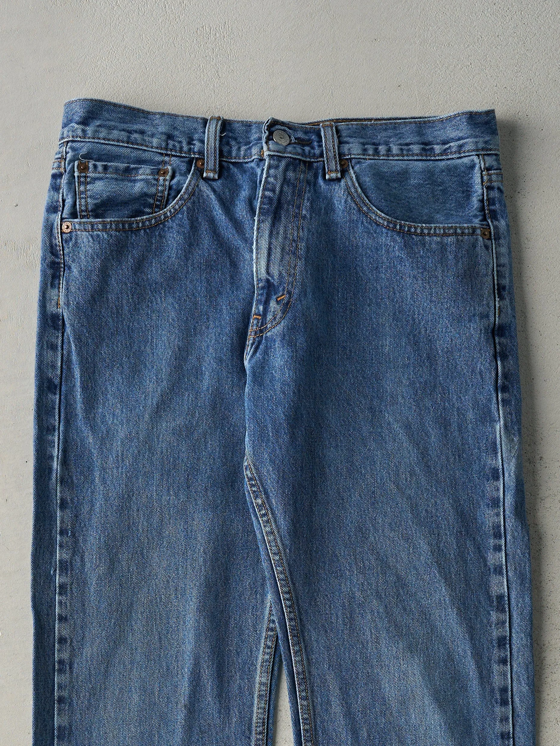 Vintage Y2K Mid Wash Levi's 505 Jeans (32x31) sold by Rebalance Vintage product image thumbnail 3