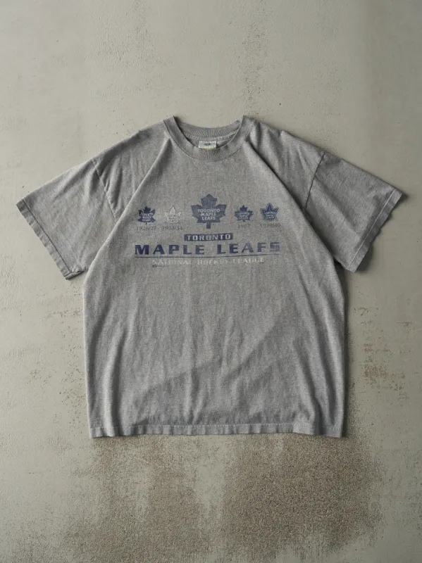 Vintage Y2K Grey Toronto Maple Leafs Tee (L) sold by Rebalance Vintage