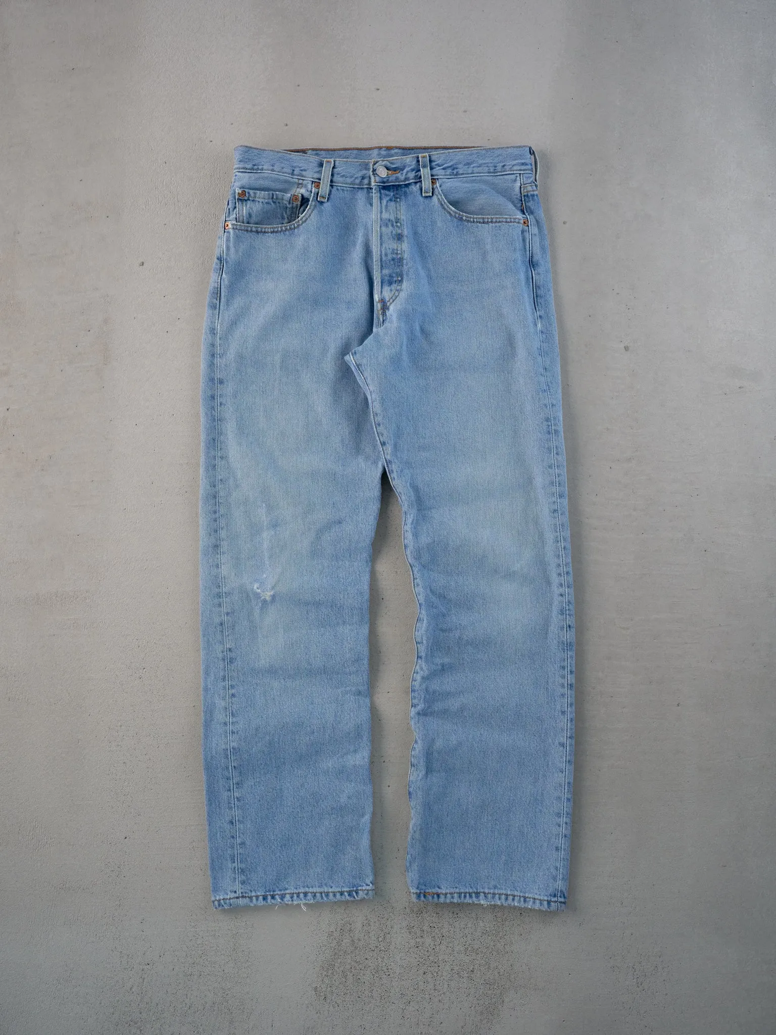 Vintage 90s Blue Levi's 501 Denim Jeans (33x31) sold by Rebalance Vintage