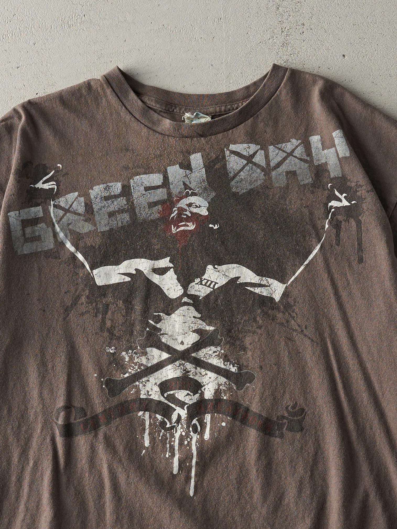 Vintage 09' Charcoal Grey Green Day Tour Tee (M/L) sold by Rebalance Vintage product image thumbnail 3