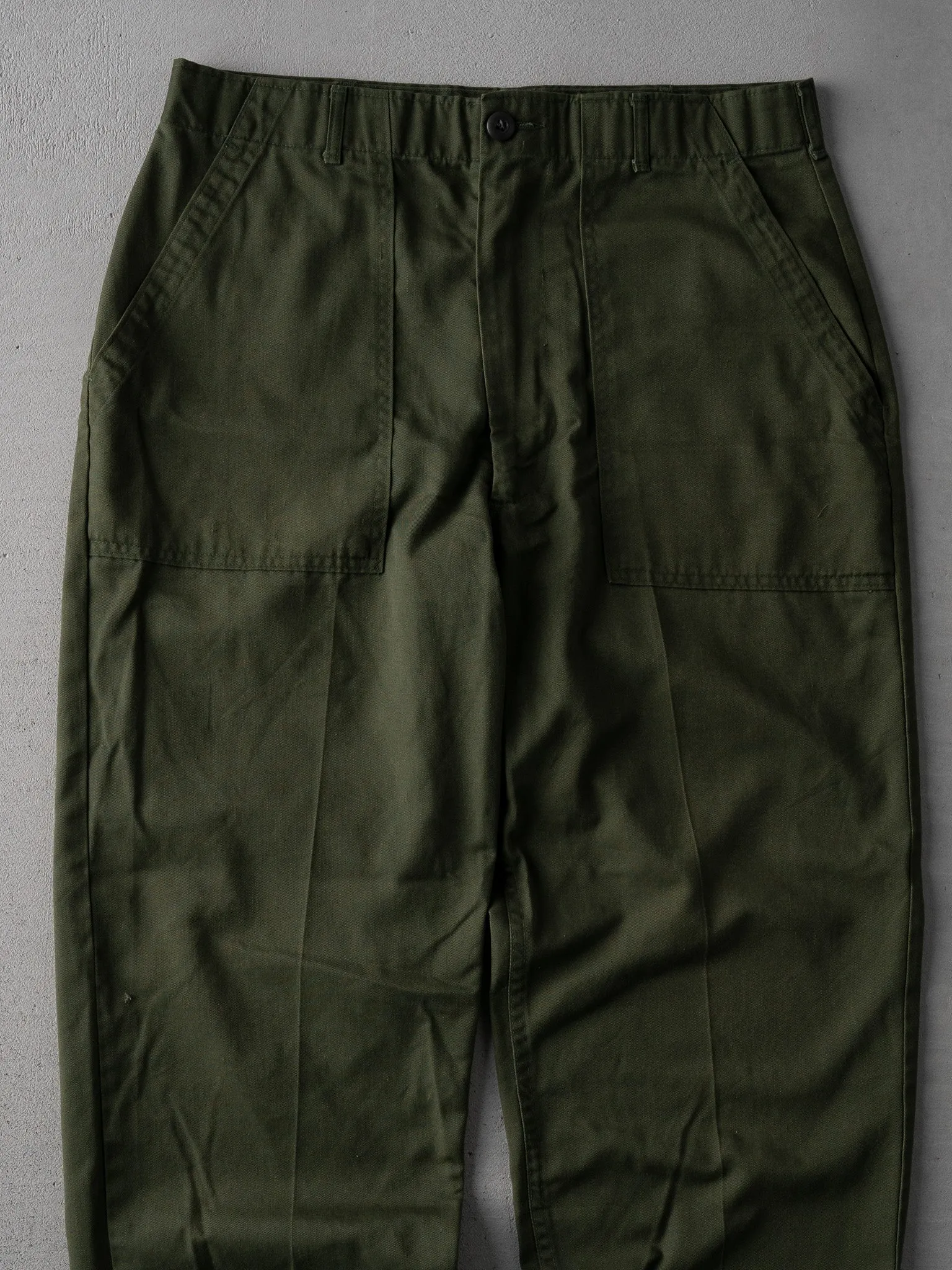 Vintage 80s Army Green OG507 Pants (35 x 31) sold by Rebalance Vintage product image thumbnail 3