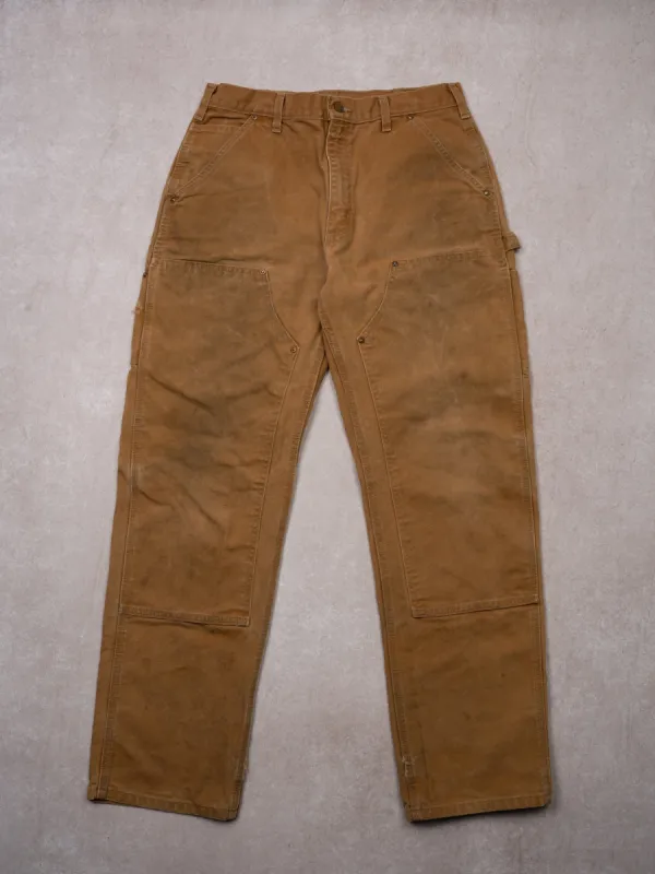 Vintage Camel Carhartt Dungeree Carpenter Pants (32x31) sold by Rebalance Vintage