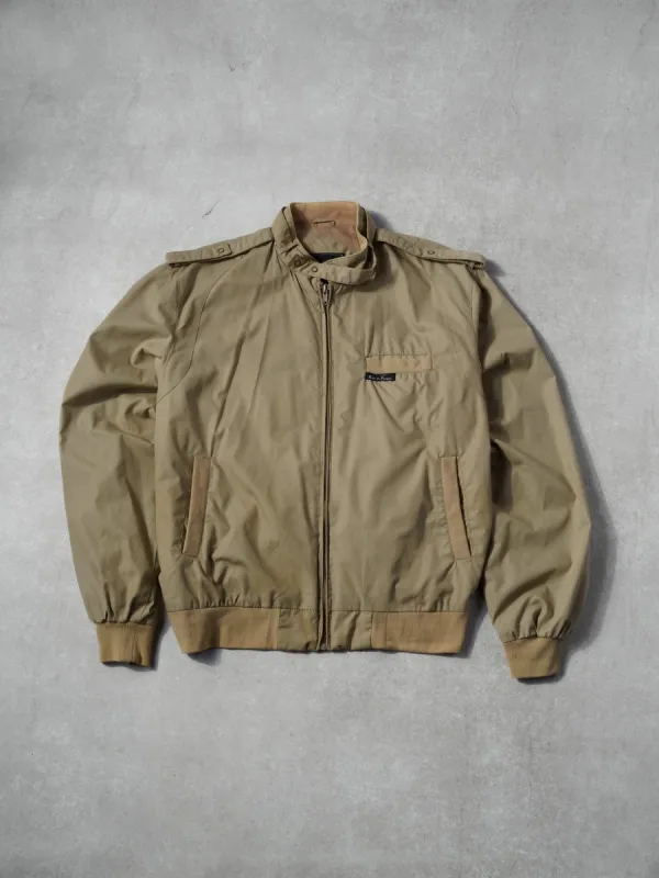 Vintage 90s Brown Reve da France Windbreaker Jacket (L) sold by Rebalance Vintage