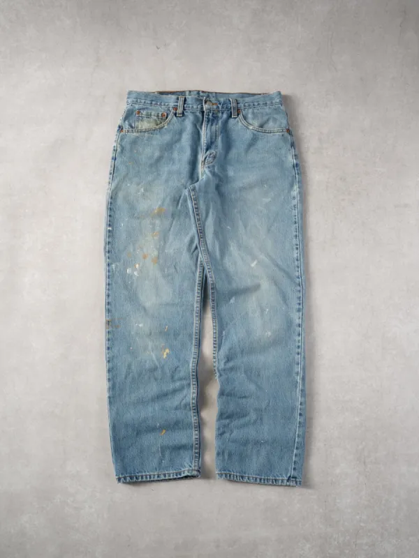 Vintage 90s Washed Blue Levi's Denim Jeans (34x30) sold by Rebalance Vintage
