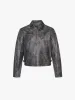 Everyday Boxy Leather Jacket sold by Rebalance Vintage