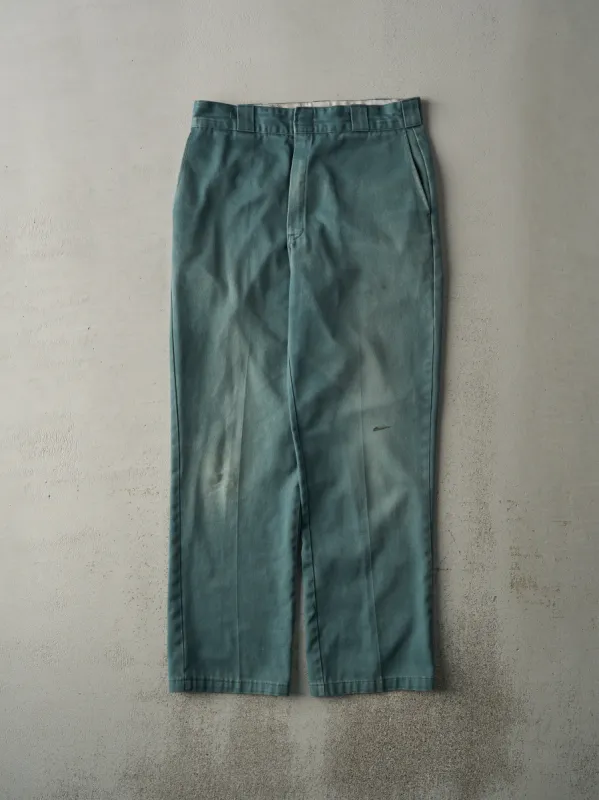 Vintage 90s Washed Green Dickies 874 Work Pants (33x31) sold by Rebalance Vintage