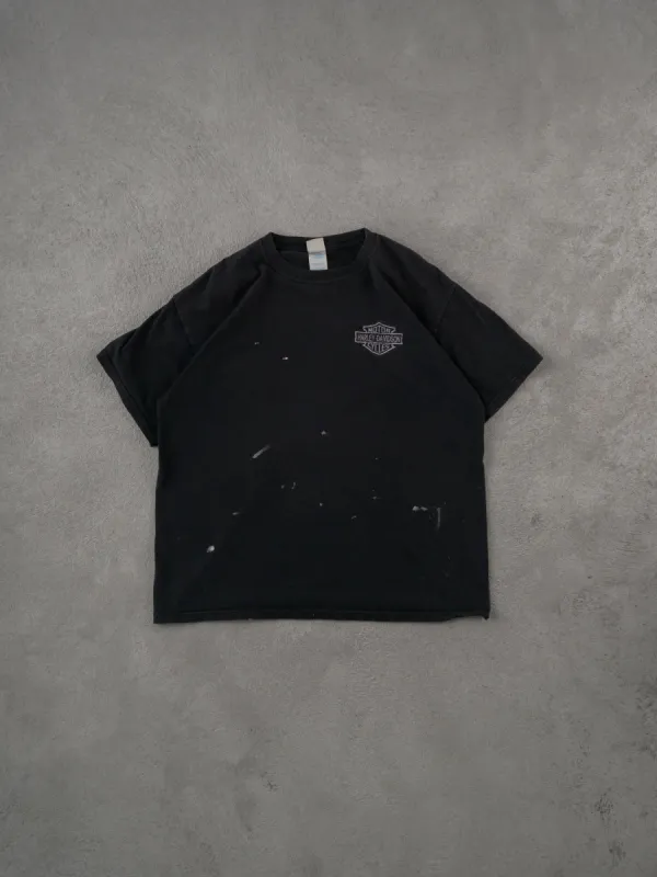 Vintage Y2k Black Harley Davidson Blachette Graphic Tee (M) sold by Rebalance Vintage