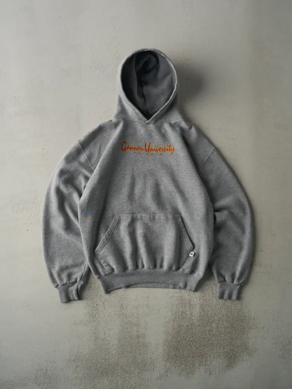 Vintage 90s Grey Gannon University Russell Athletics Hoodie (M) sold by Rebalance Vintage