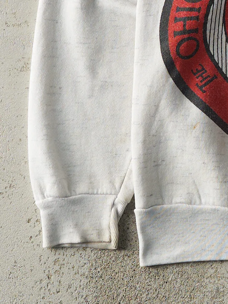 Vintage 90s Heather Grey The Ohio State University Crewneck (M) sold by Rebalance Vintage product image thumbnail 3