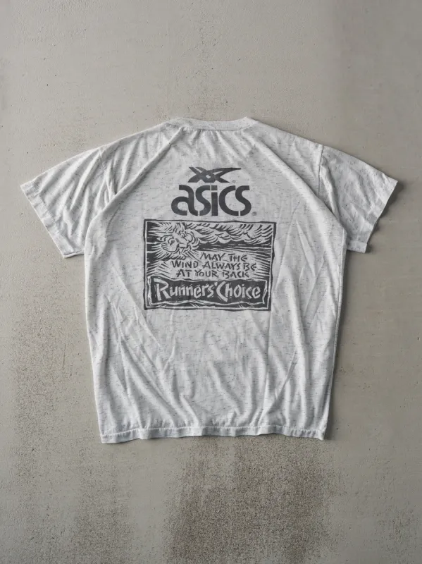 Vintage 93' Heather Grey Longboat Toronto Island Run Boxy Tee (M) sold by Rebalance Vintage