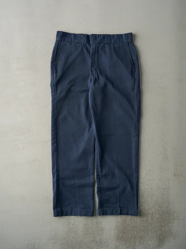 Vintage 90s Navy Blue Dickies Work Pants (34x29) sold by Rebalance Vintage