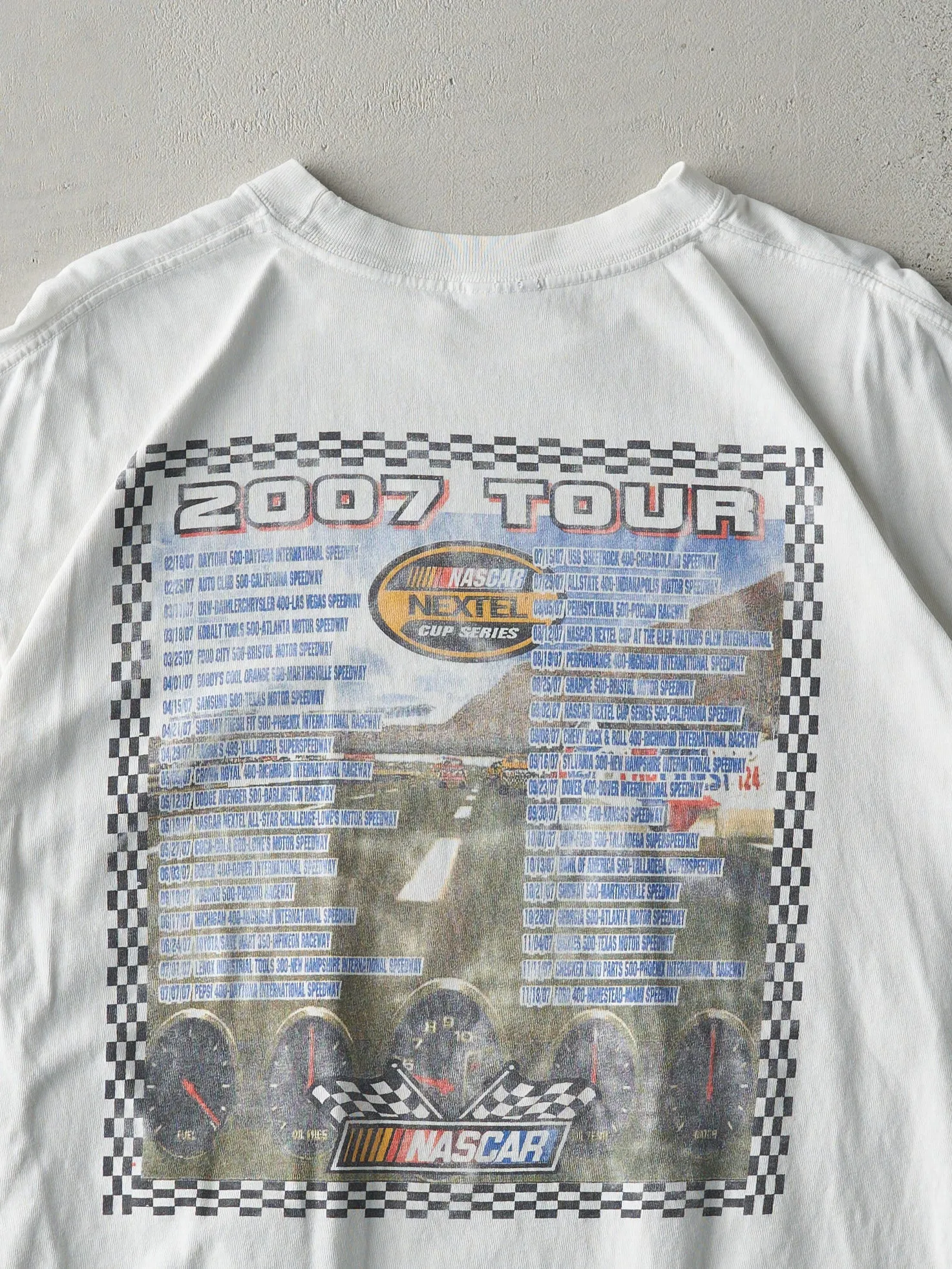 Vintage 07' White Nascar Nextel Cup Tee (M) sold by Rebalance Vintage product image thumbnail 4