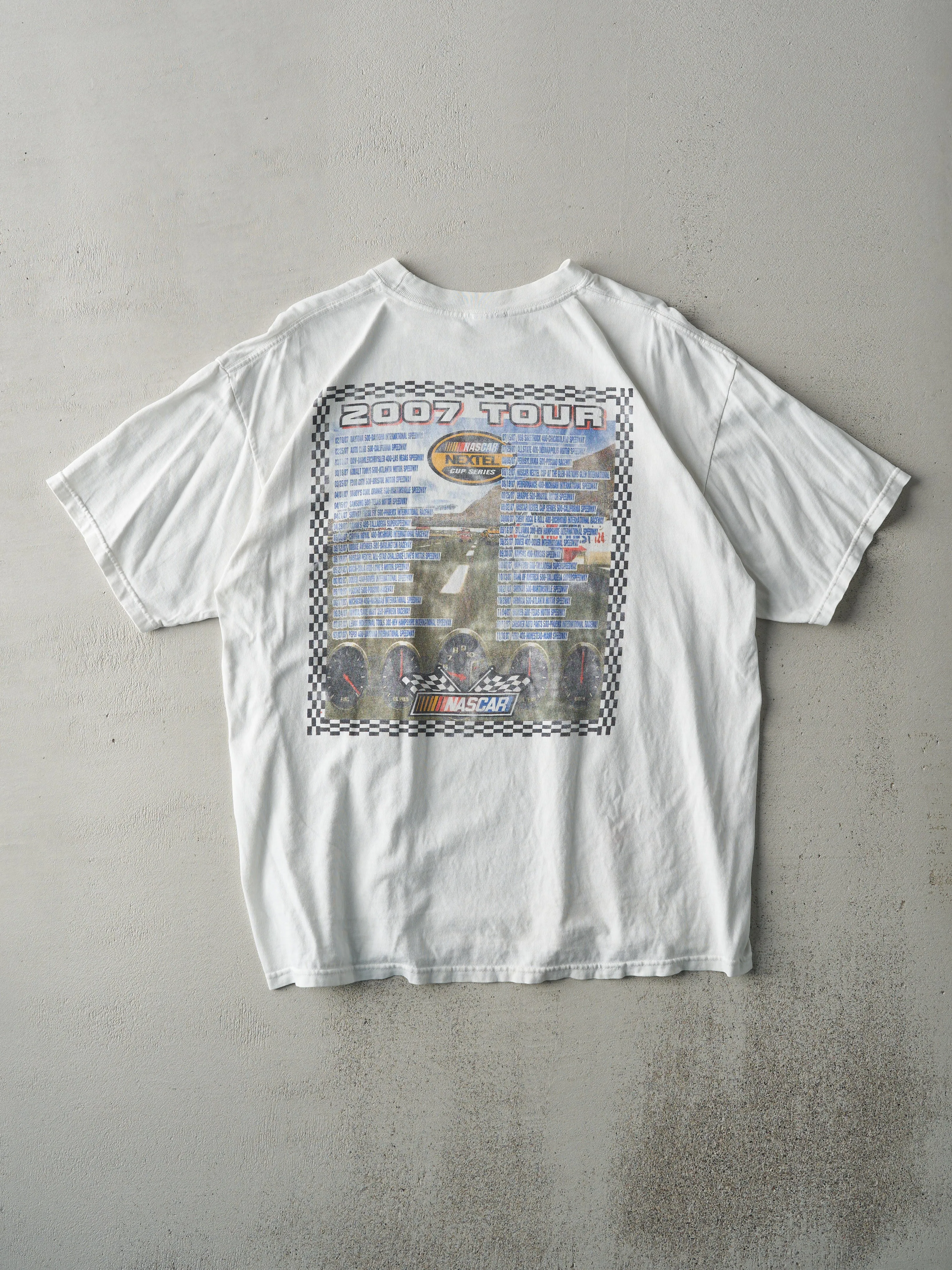 Vintage 07' White Nascar Nextel Cup Tee (M) sold by Rebalance Vintage product image thumbnail 2