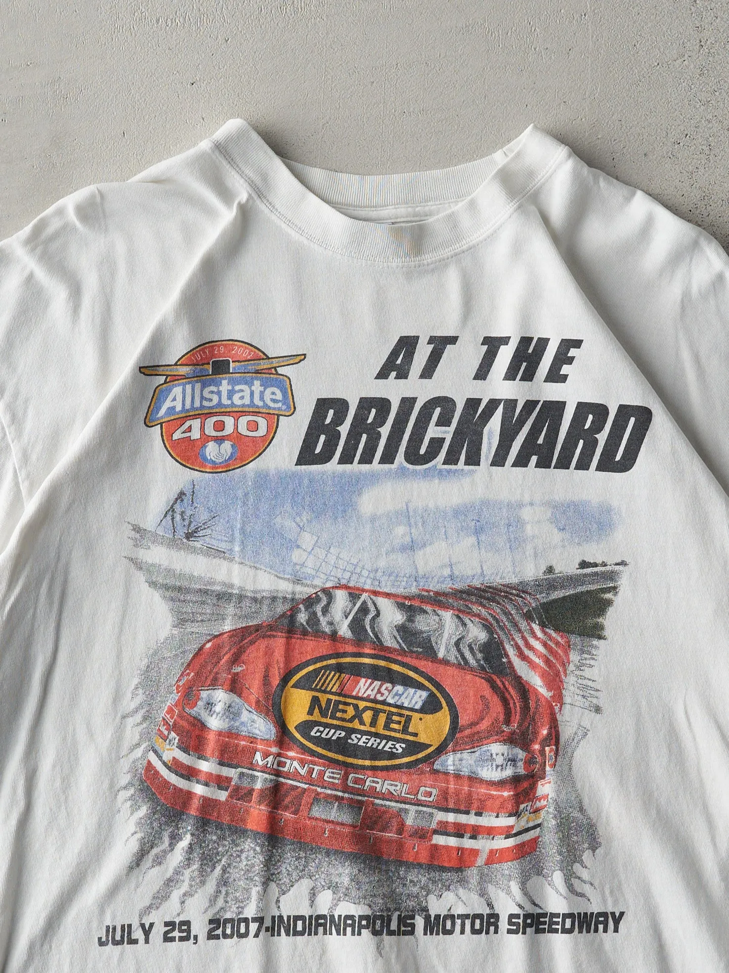 Vintage 07' White Nascar Nextel Cup Tee (M) sold by Rebalance Vintage product image thumbnail 3