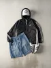 Vintage 90s Black Adidas Quarter Zip Tear Away Jacket (XL) sold by Rebalance Vintage