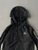 Vintage 90s Black Adidas Quarter Zip Tear Away Jacket (XL) sold by Rebalance Vintage