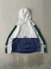 Vintage Y2K White, Navy & Green Adidas Zip Up Windbreaker (M) sold by Rebalance Vintage