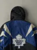 Vintage 90s Black, Blue & White Toronto Maple Leafs Apex Puffer Jacket (L) sold by Rebalance Vintage