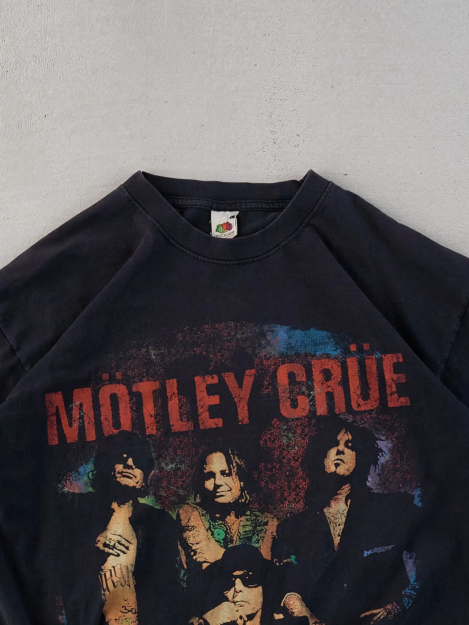 Vintage 05' Washed Black Motley Crue Band Graphic Tee sold by Rebalance Vintage product image thumbnail 3