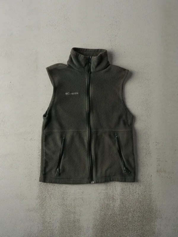 Vintage 90s Pine Green Columbia Fleece Vest (S) sold by Rebalance Vintage
