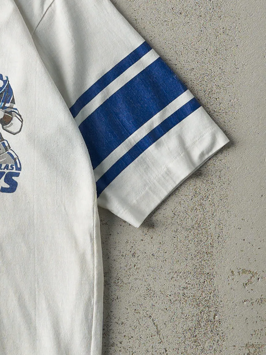 Vintage 80s White Dallas Cowboys Jersey Tee (S) sold by Rebalance Vintage product image thumbnail 4