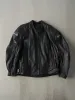 Vintage 90s Black Joe Rocket Perforated Leather Biker Jacket (L) sold by Rebalance Vintage