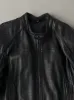 Vintage 90s Black Joe Rocket Perforated Leather Biker Jacket (L) sold by Rebalance Vintage