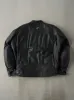 Vintage 90s Black Joe Rocket Perforated Leather Biker Jacket (L) sold by Rebalance Vintage