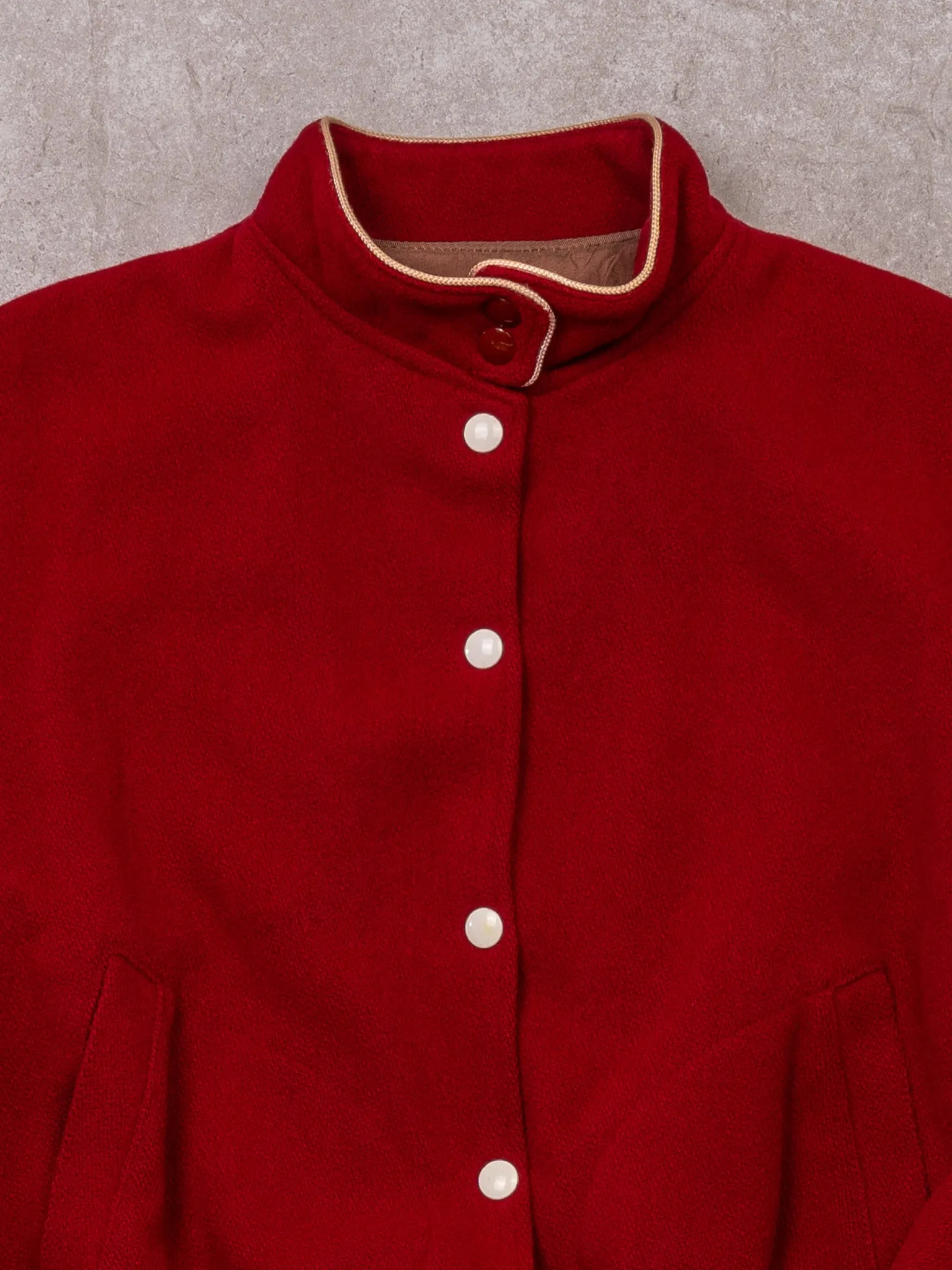Vintage 70s Red Spartans Button Jacket (S) sold by Rebalance Vintage product image thumbnail 3