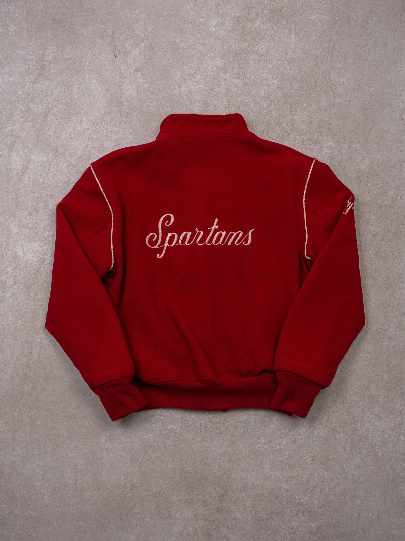 Vintage 70s Red Spartans Button Jacket (S) sold by Rebalance Vintage product image thumbnail 2