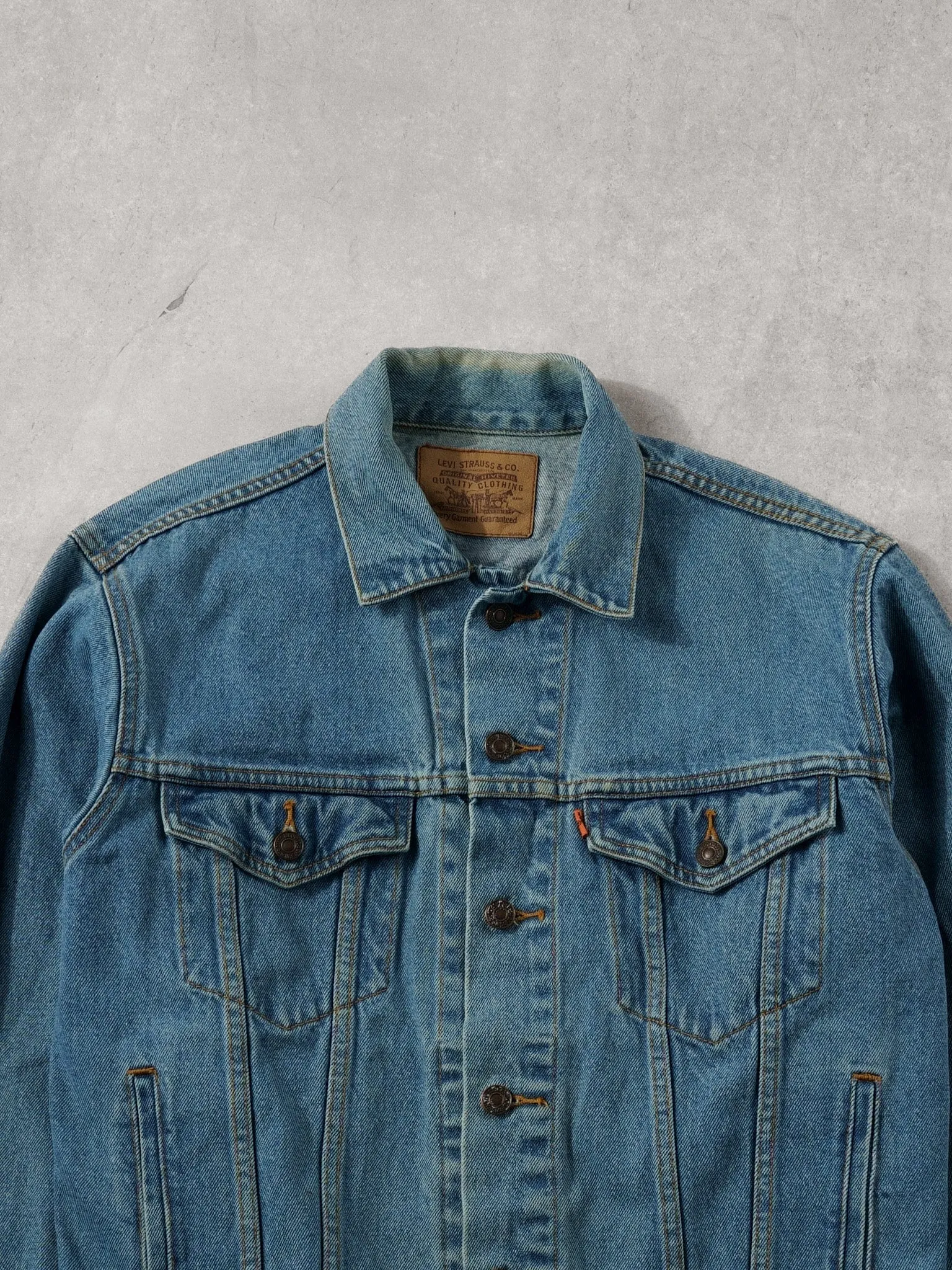 Vintage 70s Blue Rare Levi's Denim Jacket (M) sold by Rebalance Vintage product image thumbnail 2