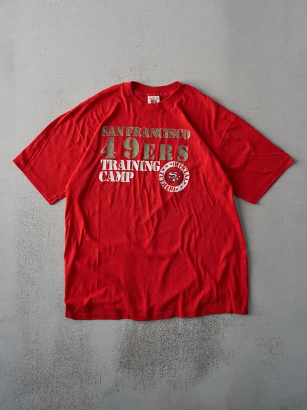 Vintage 80s Red San Francisco 49ers Single Stitch Tee (M) made by Rebalance Vintage