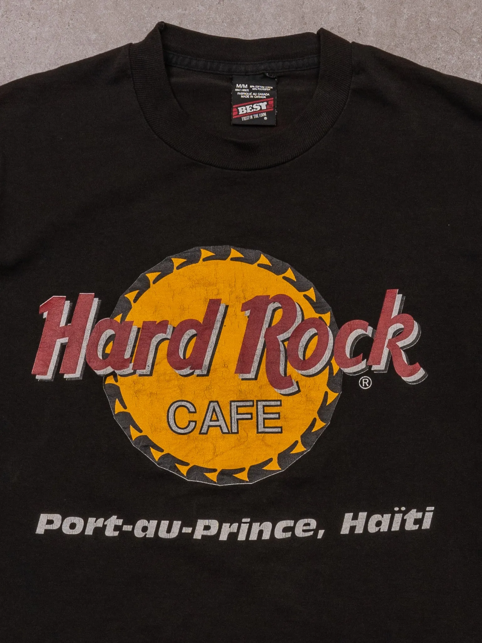 Vintage 90s Hard Rock Cafe Port-Du-Prince Haiti (S) sold by Rebalance Vintage product image thumbnail 2