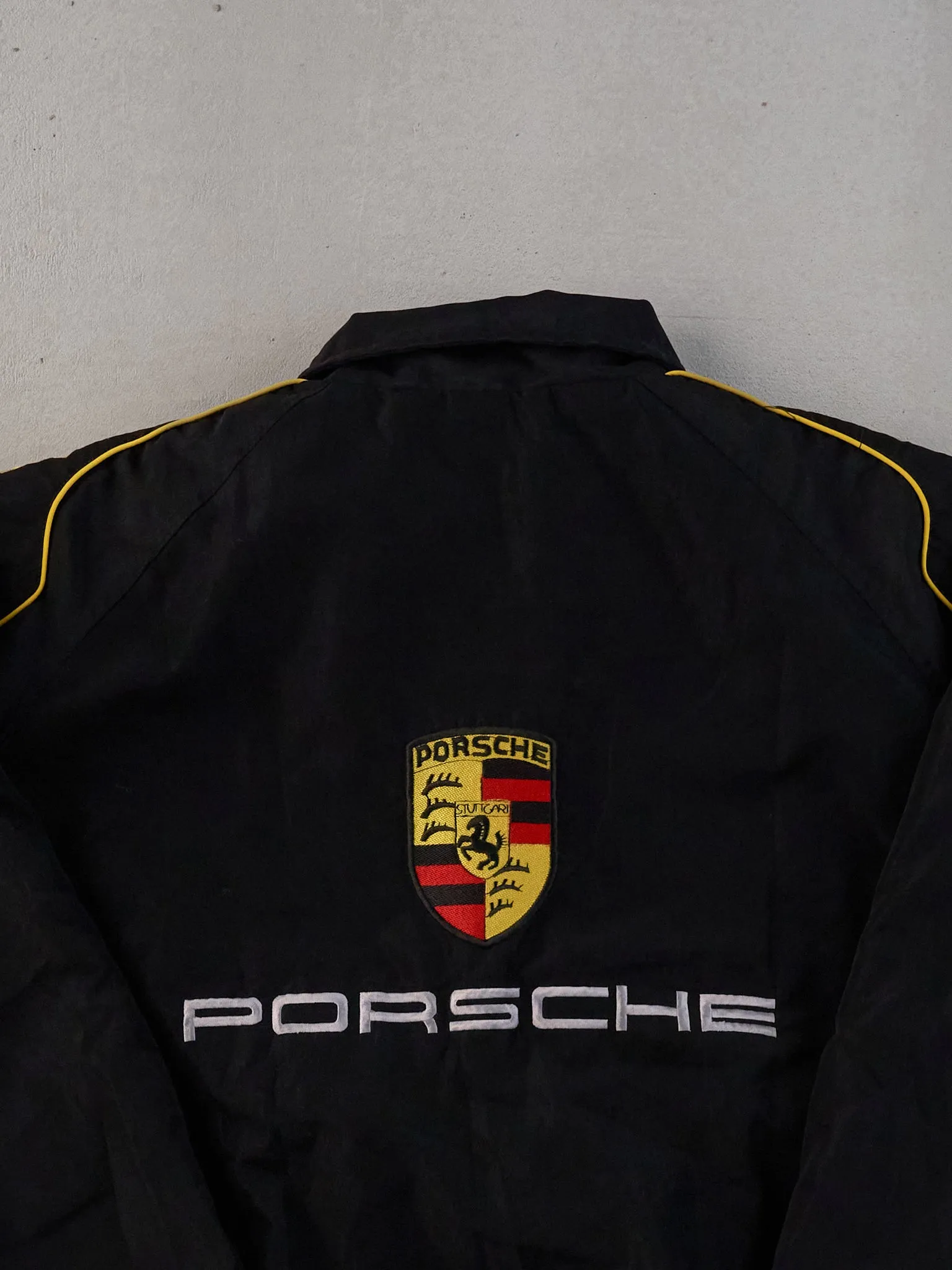 Vintage Black Porsche Racing Jacket (L) sold by Rebalance Vintage product image thumbnail 4