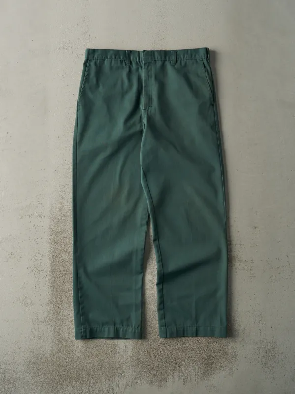 Vintage 80s Green Sears Work Pants (34x29) sold by Rebalance Vintage