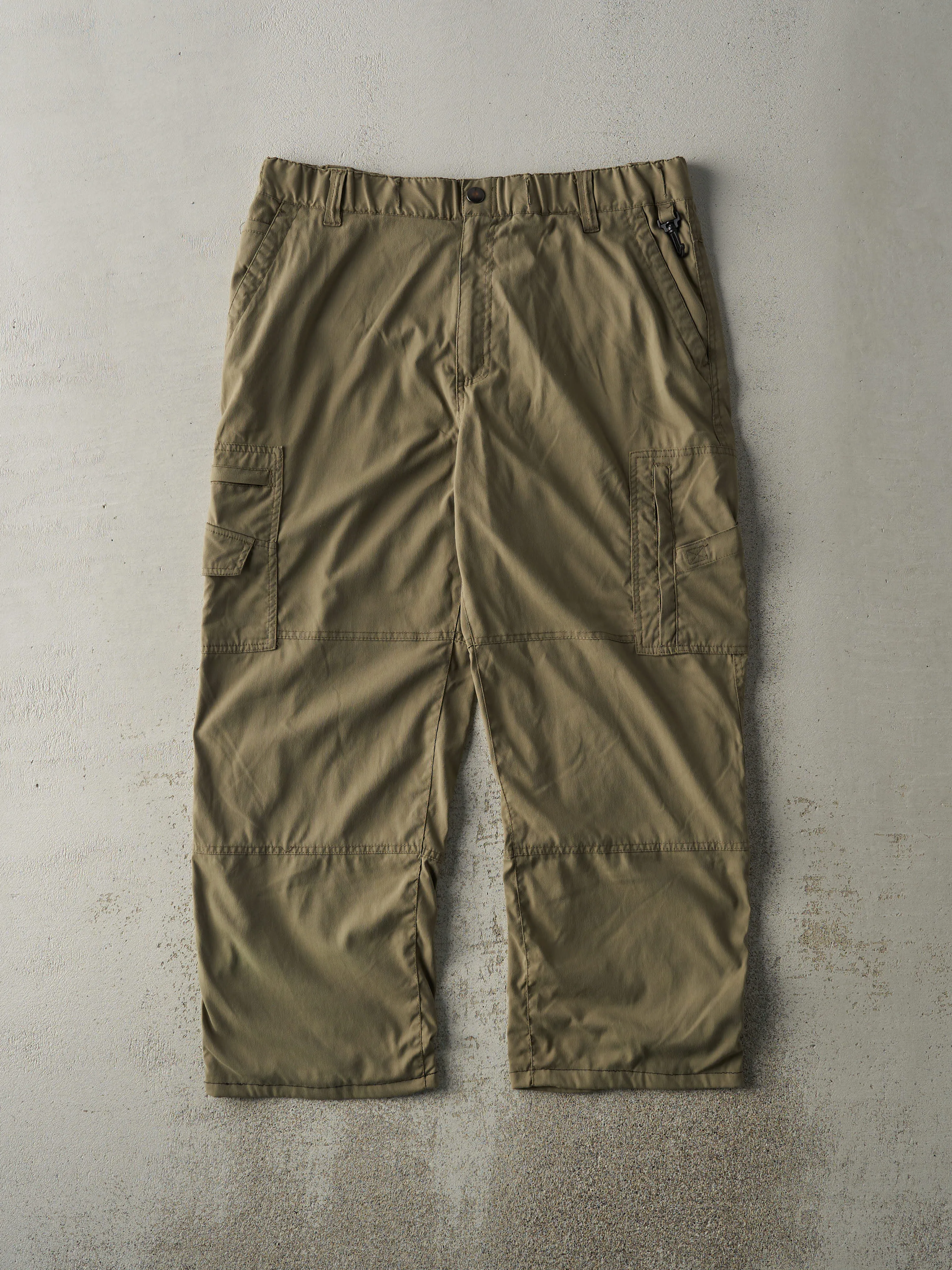 Vintage Y2K Beige BC Clothing Cargo Pants (37x27) sold by Rebalance Vintage