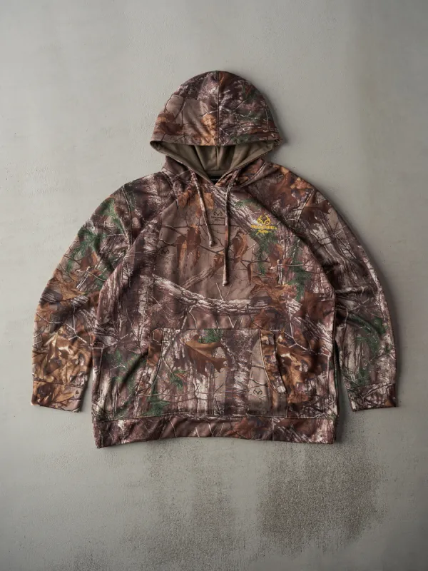 Y2K Brown RealTree Camo Hoodie (L/XL) sold by Rebalance Vintage