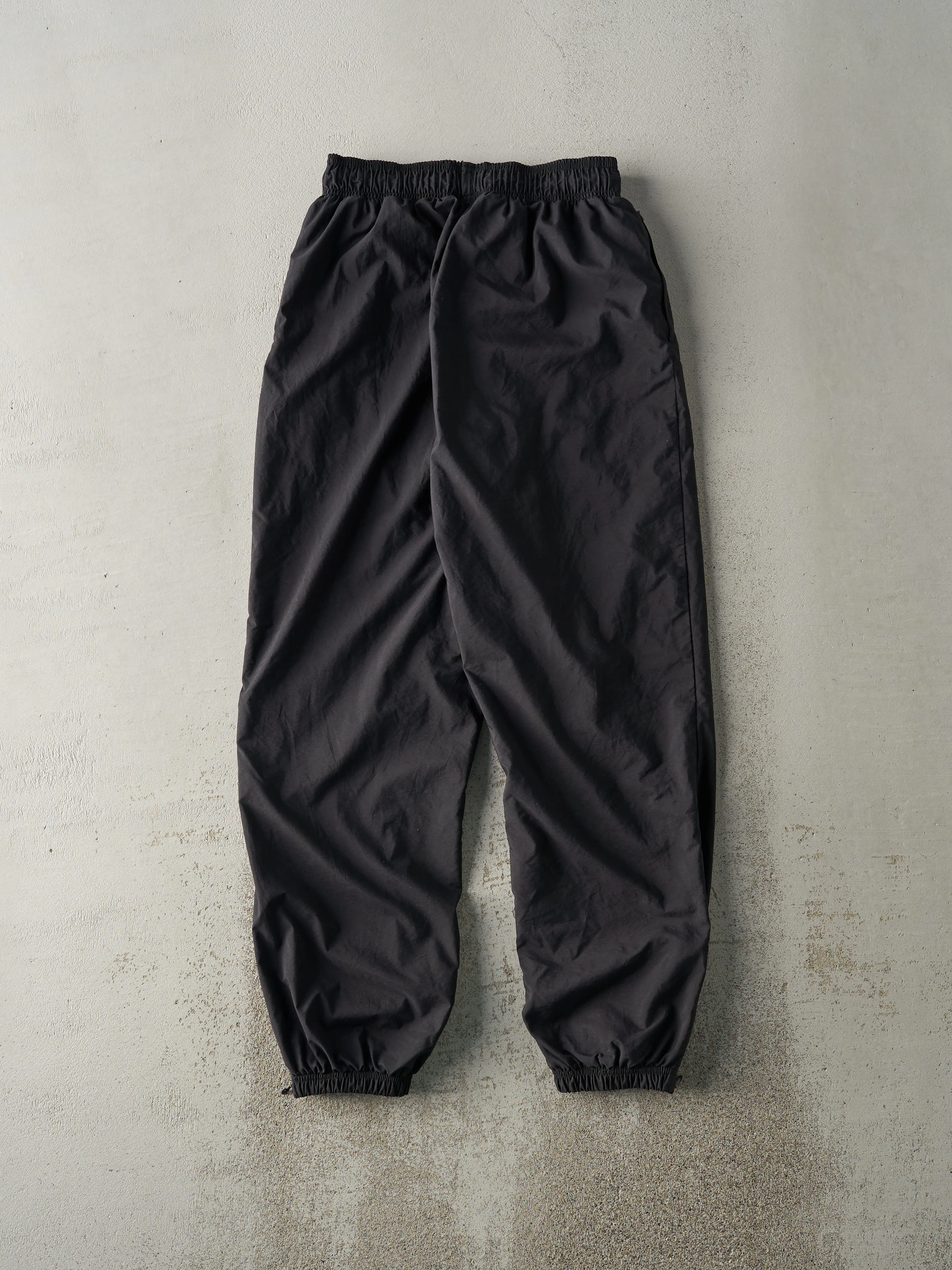 Vintage 90s Black Embroidered Adidas Windbreaker Pants (27x30) sold by Rebalance Vintage product image thumbnail 2