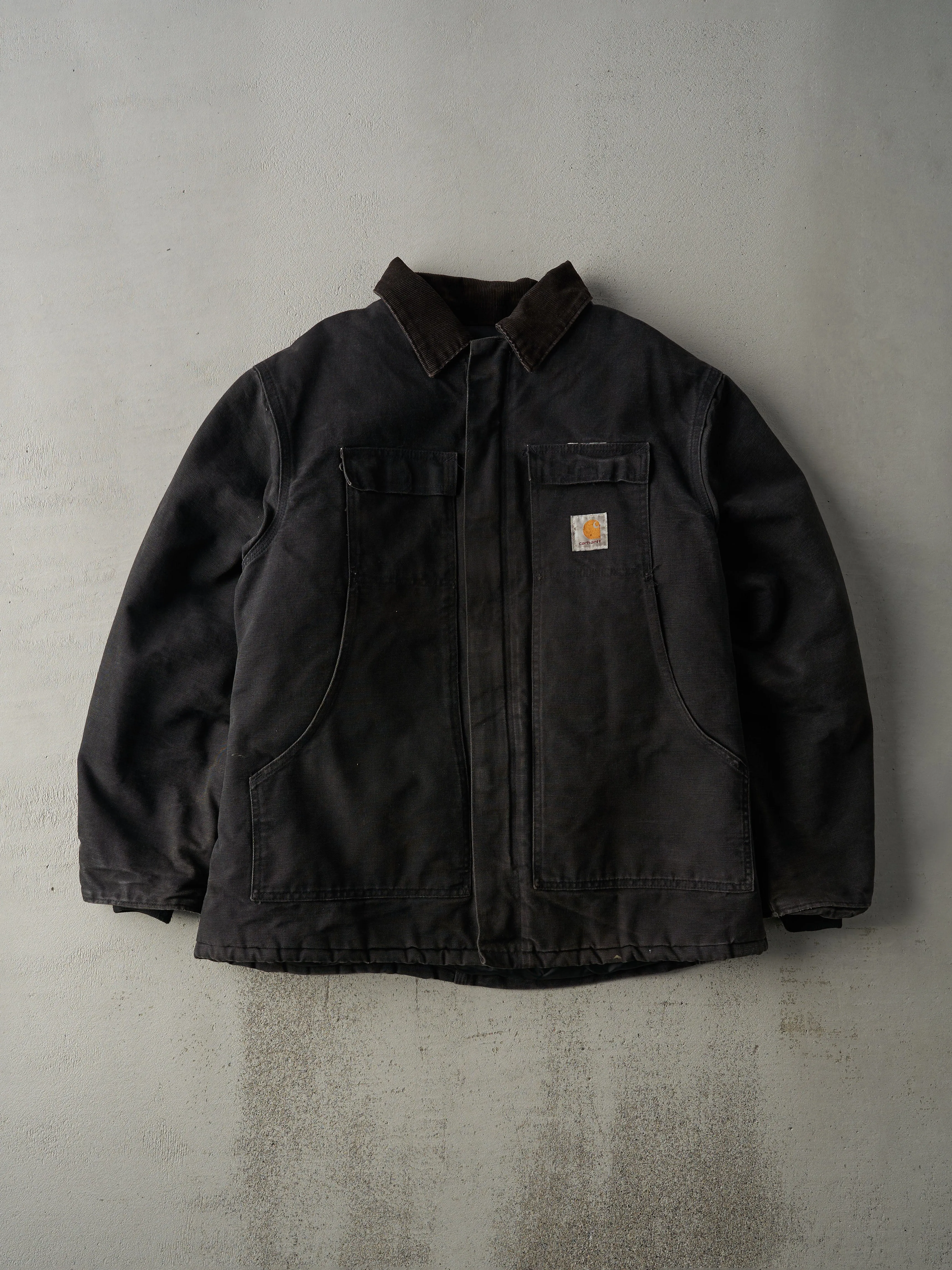 Vintage 90s Faded Black Carhartt Arctic Workwear Jacket (M/L) sold by Rebalance Vintage