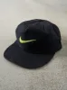 Vintage 90s Black & Green Embroidered Nike Zip Back Hat sold by Rebalance Vintage