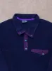 Vintage 90s Black Ice Navy Blue 1/4 Button Fleece Button Up (L) sold by Rebalance Vintage