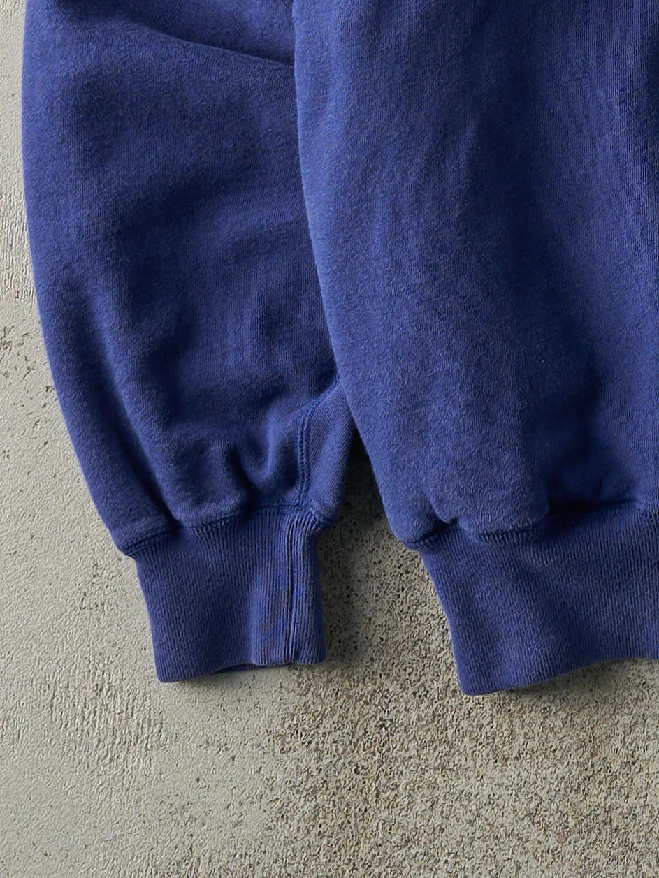 Vintage 90s Royal Blue Polo Ralph Lauren Quarter Zip Sweater (L) sold by Rebalance Vintage product image thumbnail 3