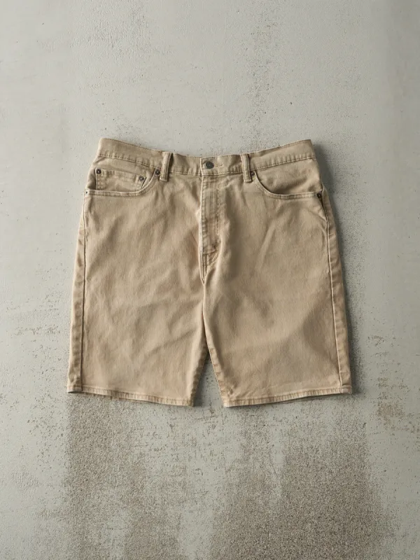 Vintage Y2K Beige Levi's 505 Shorts (35x9.5) sold by Rebalance Vintage