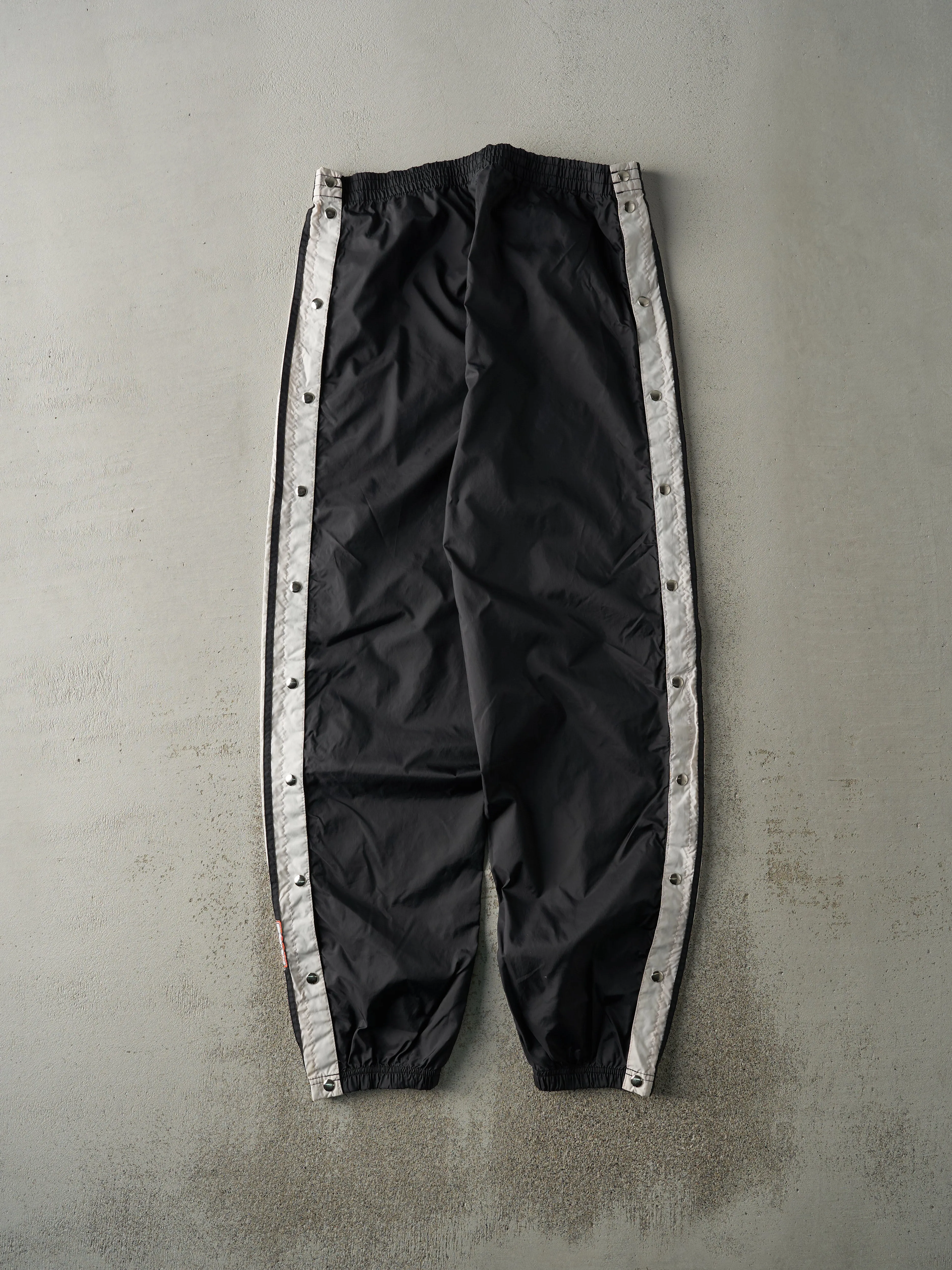 Vintage 90s Black Adidas Tear Away Track Pants (34x32) sold by Rebalance Vintage product image thumbnail 2