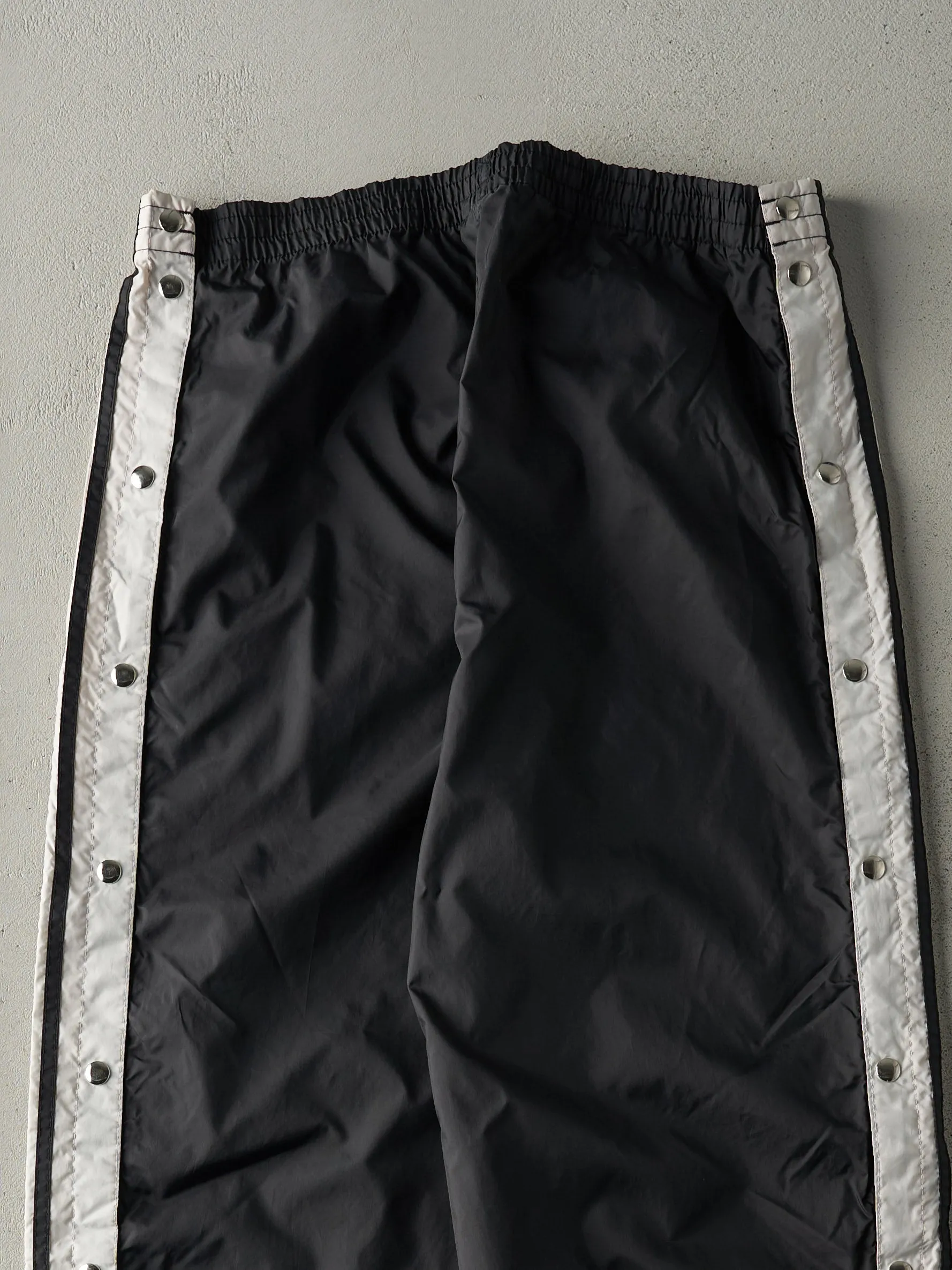 Vintage 90s Black Adidas Tear Away Track Pants (34x32) sold by Rebalance Vintage product image thumbnail 4