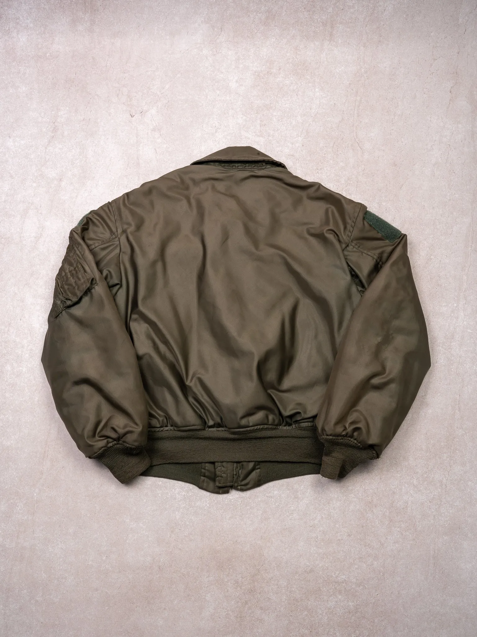 Vintage 80s Army Green CWU-45 Flight Bomber Jacket 2.0 (M) sold by Rebalance Vintage product image thumbnail 4