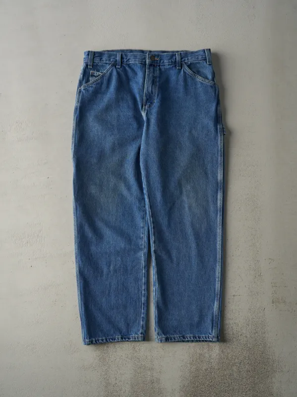 Vintage 90s Mid Wash Dickies Carpenter Jeans (35x29) sold by Rebalance Vintage